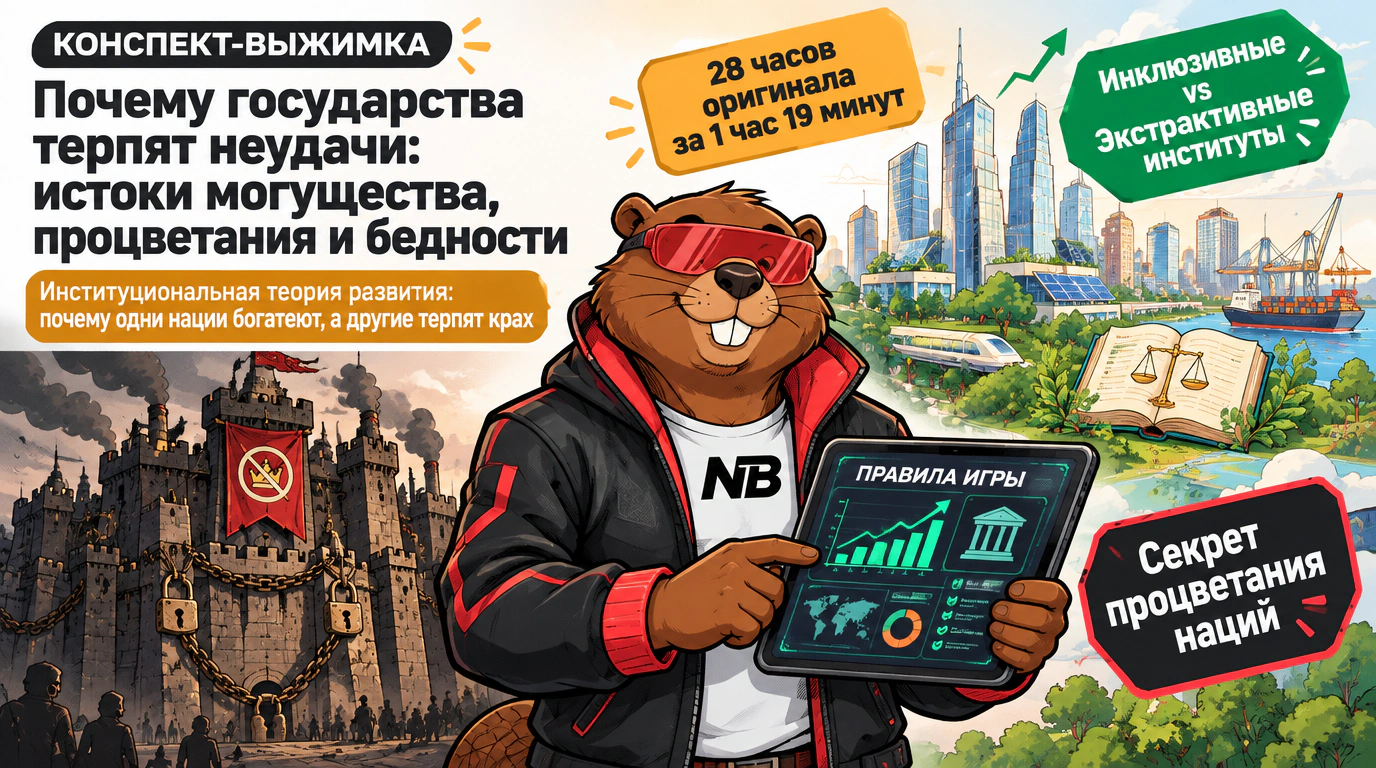 Обложка курса «Почему государства терпят неудачи: истоки могущества, процветания и бедности»