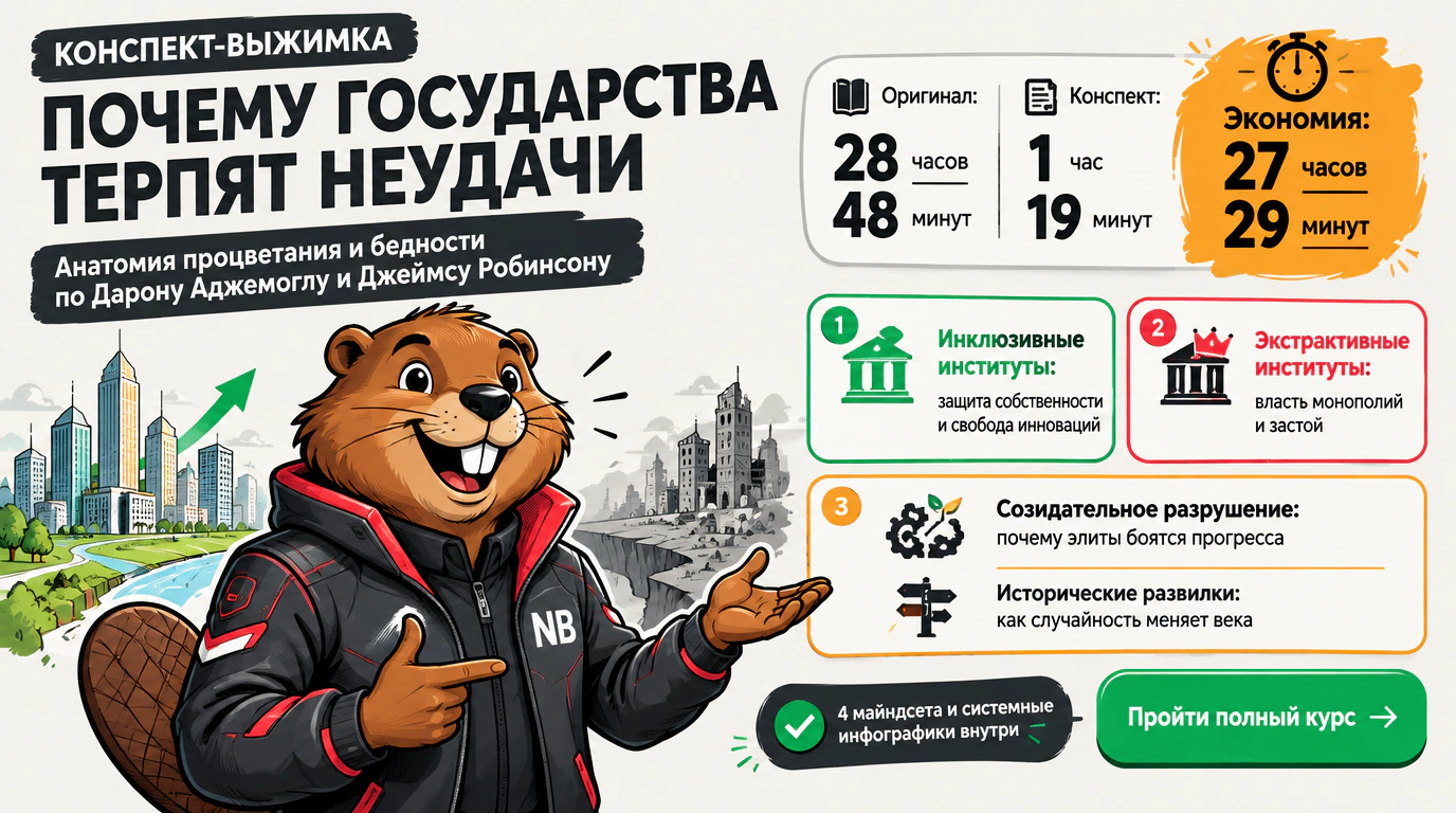 Изображение 2 к курсу «Почему государства терпят неудачи: истоки могущества, процветания и бедности»