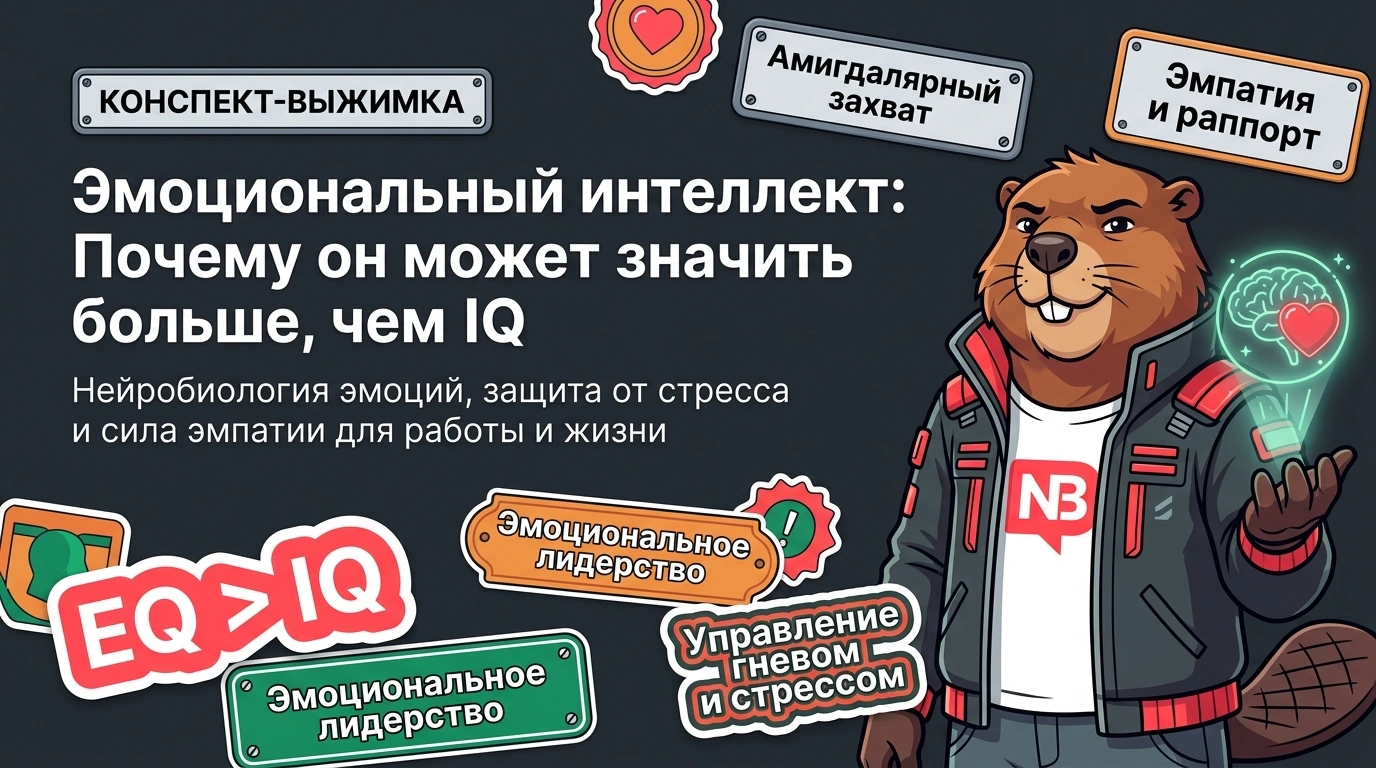 Обложка курса «Эмоциональный интеллект: Почему он может значить больше, чем IQ»