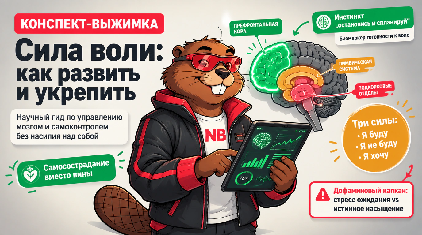 Обложка курса «Сила воли: как развить и укрепить»