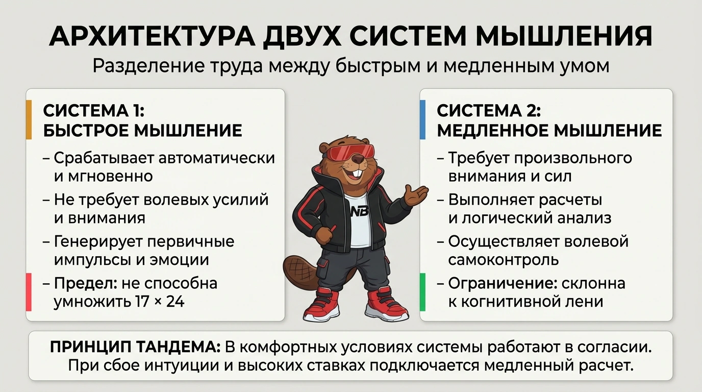 Архитектура двух систем мышления