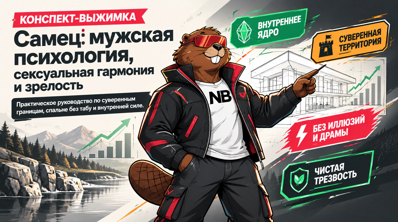 Обложка курса «Самец: мужская психология, сексуальная гармония и зрелость»