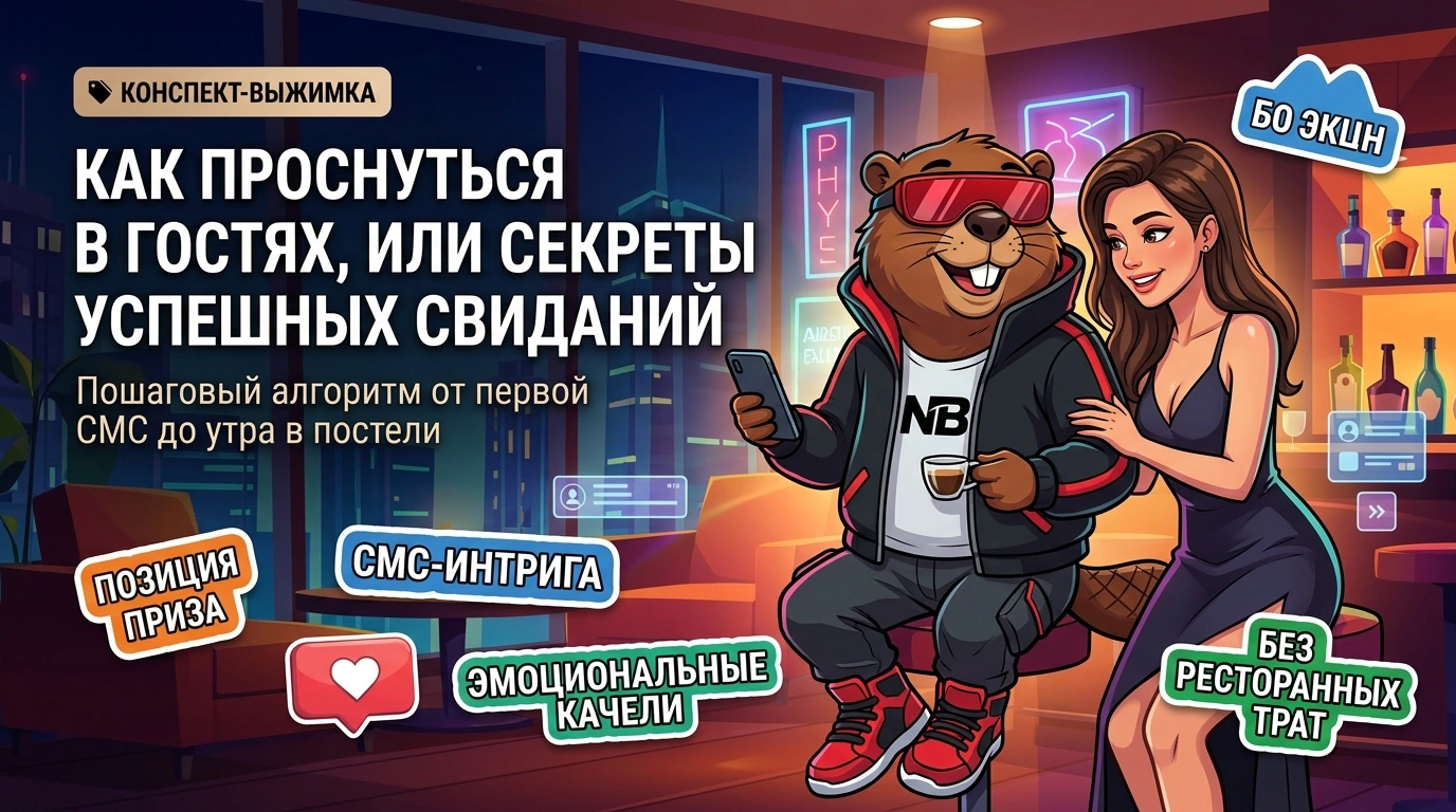 Обложка курса «Как проснуться в гостях, или Секреты успешных свиданий»