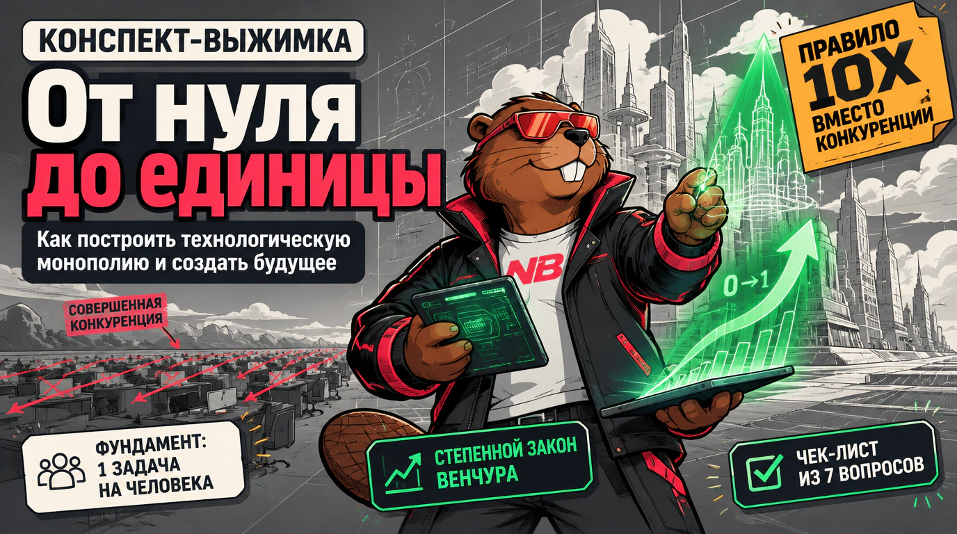 Обложка курса «От нуля до единицы»
