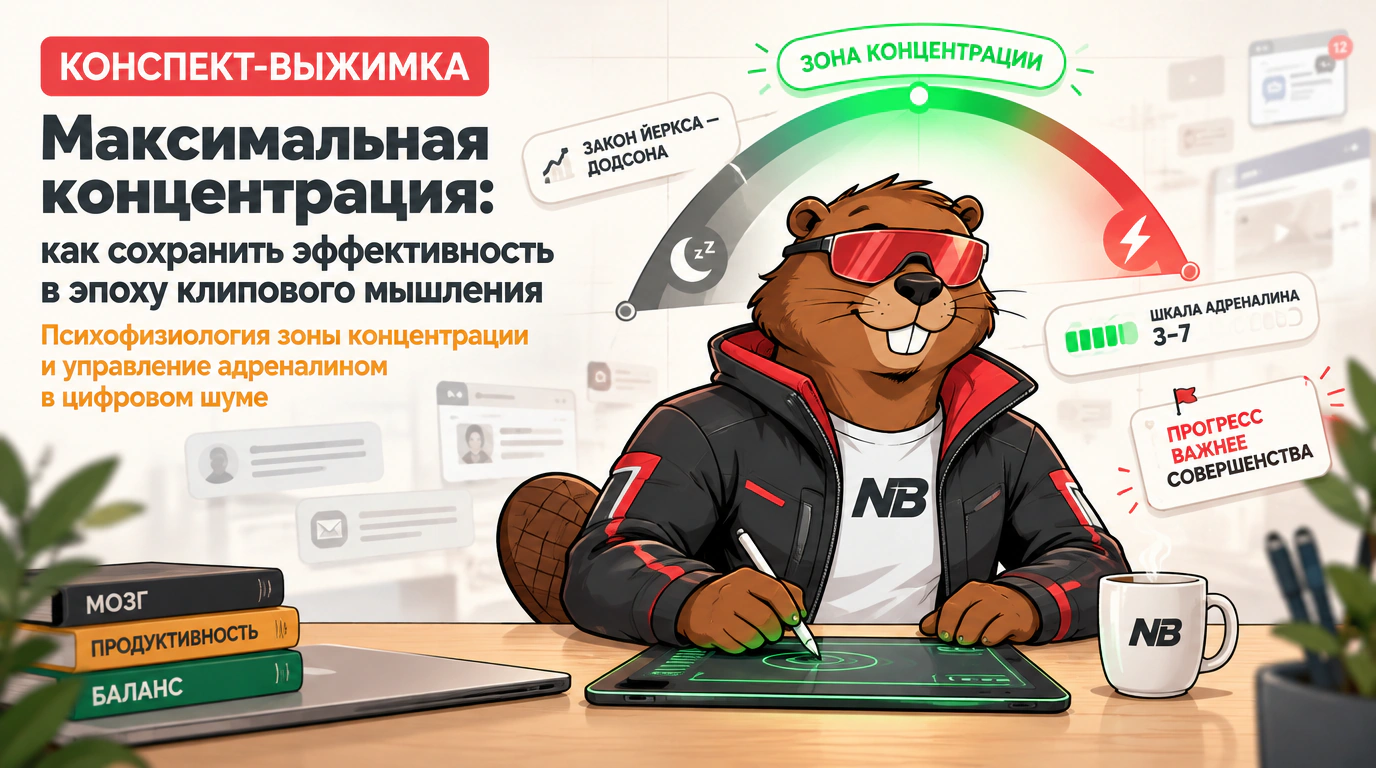 Максимальная концентрация: как сохранить эффективность в эпоху клипового мышления