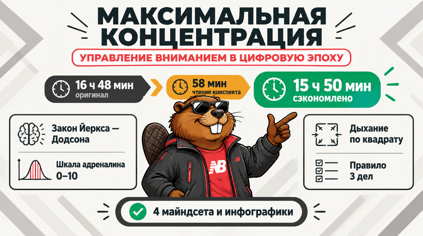 Изображение 2 к курсу «Максимальная концентрация: как сохранить эффективность в эпоху клипового мышления»