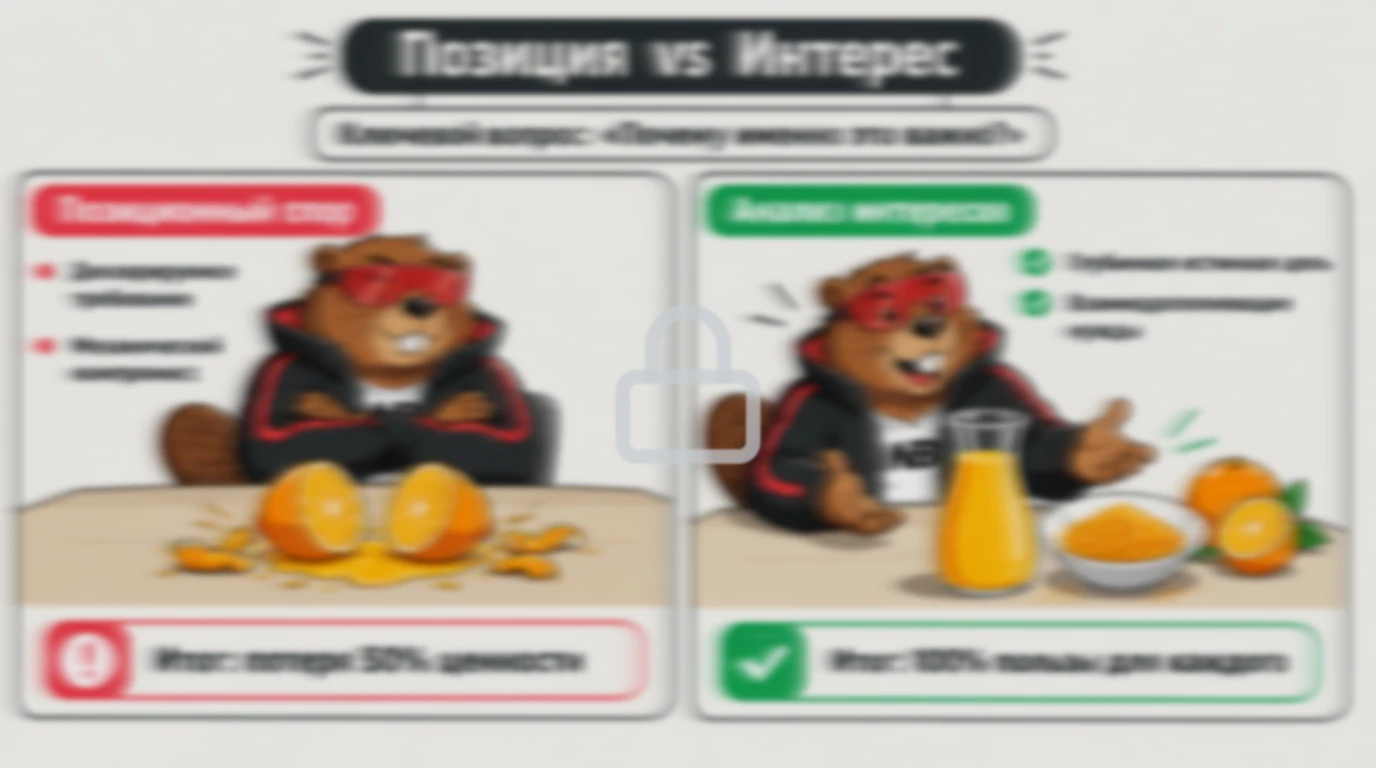 Изображение 7 к курсу «Переговоры без поражений: Гарвардский метод»