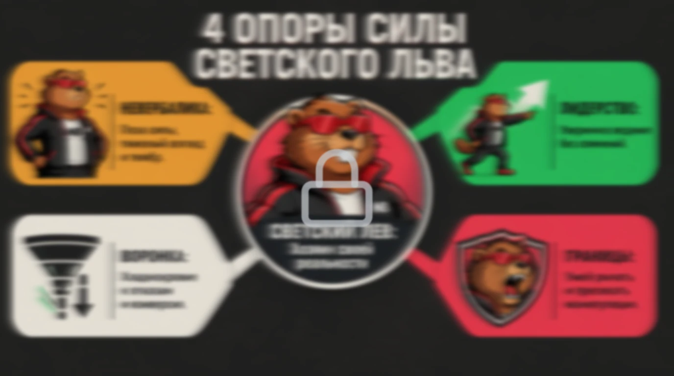 Изображение 5 к курсу «Ослам не дают! Львиная инструкция по соблазнению топовых женщин»