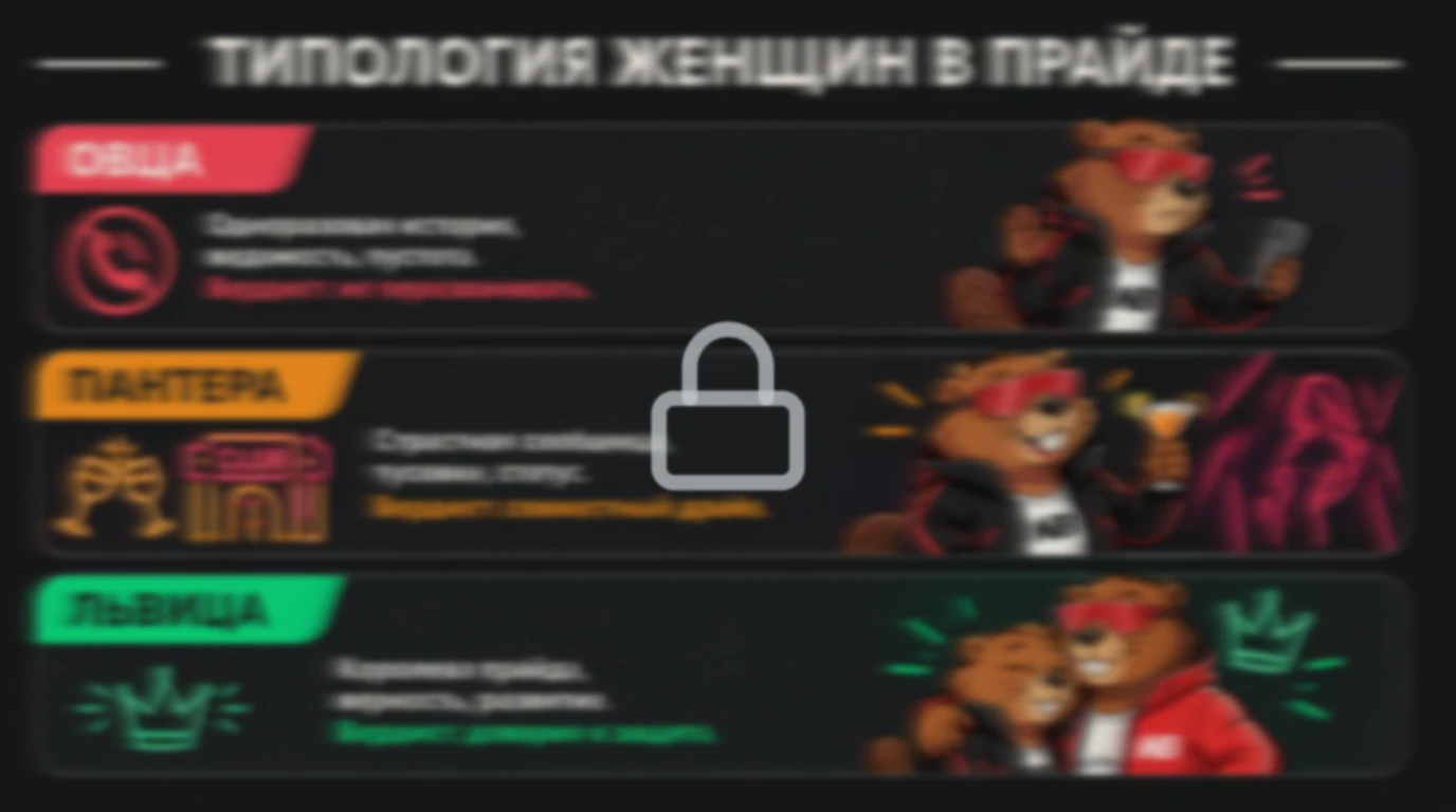 Изображение 11 к курсу «Ослам не дают! Львиная инструкция по соблазнению топовых женщин»