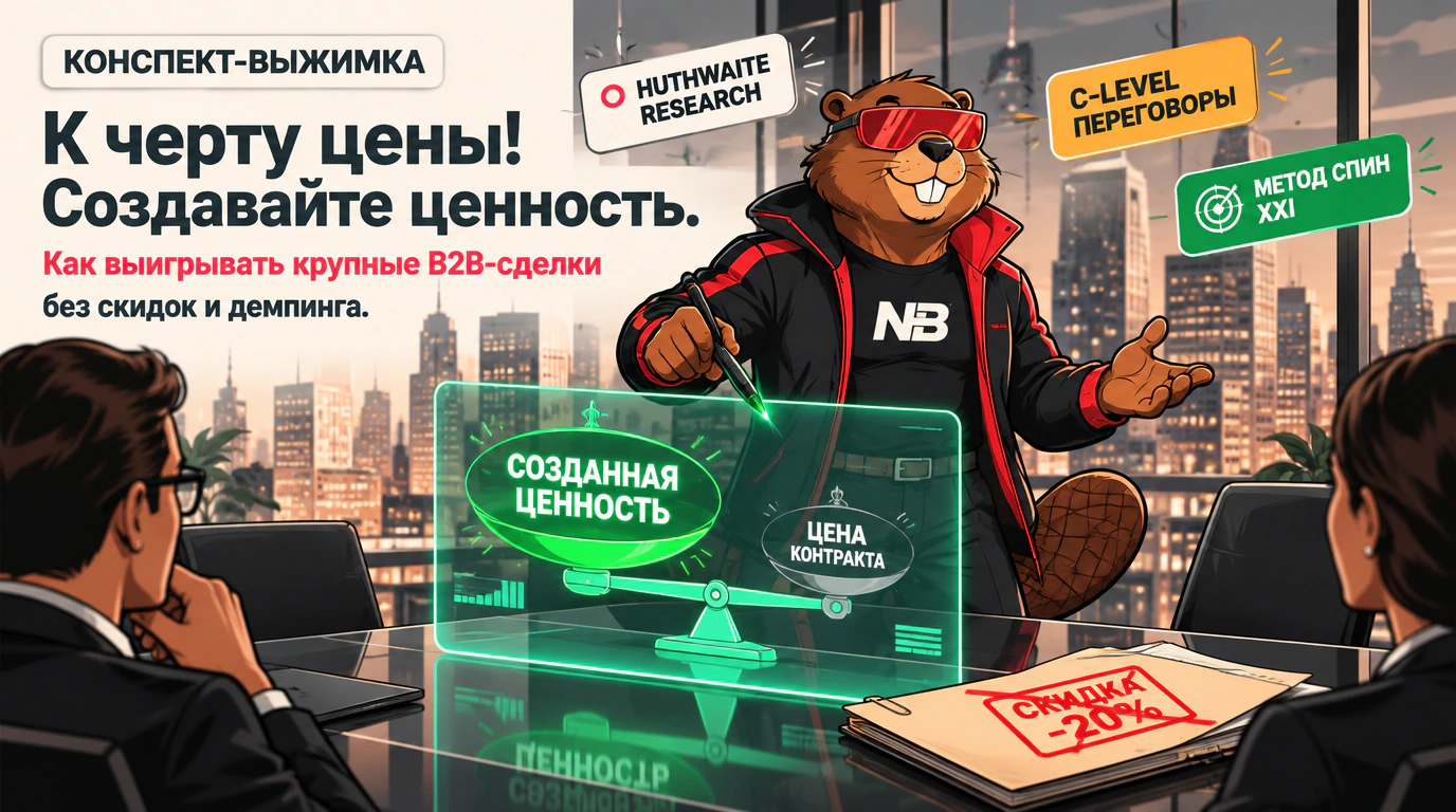 Обложка курса «К черту цены! Создавайте ценность»