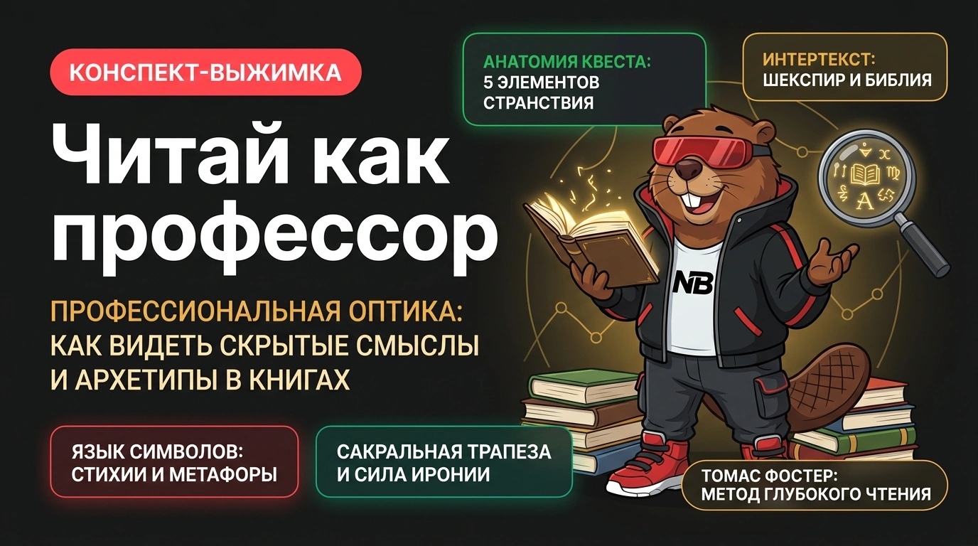 Обложка курса «Читай как профессор»