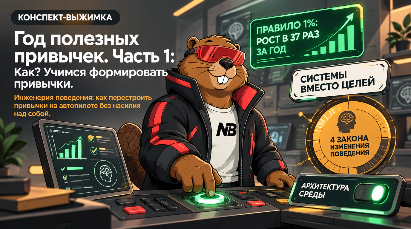 Обложка курса «Год полезных привычек. Часть 1: Как? Учимся формировать привычки»
