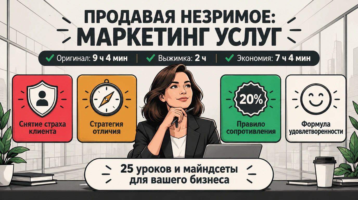 Изображение 2 к курсу «Продавая незримое: Руководство по современному маркетингу услуг»