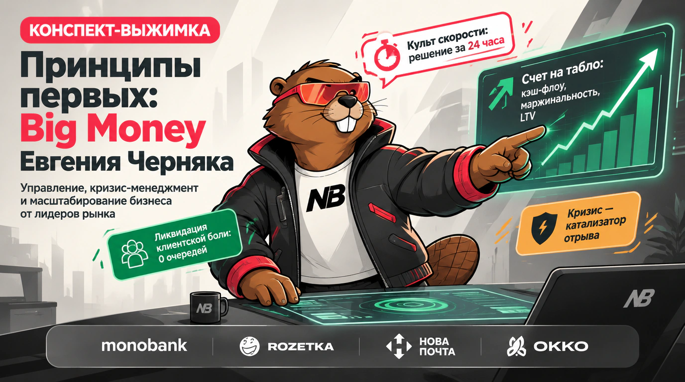 Принципы первых: Big Money Евгения Черняка