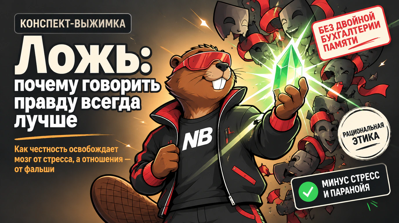 Обложка курса «Ложь: почему говорить правду всегда лучше»