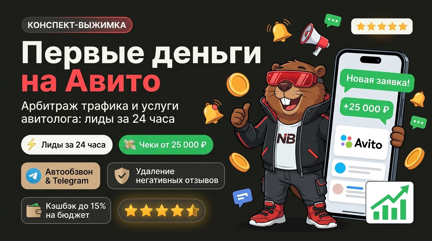 Первые деньги на Авито