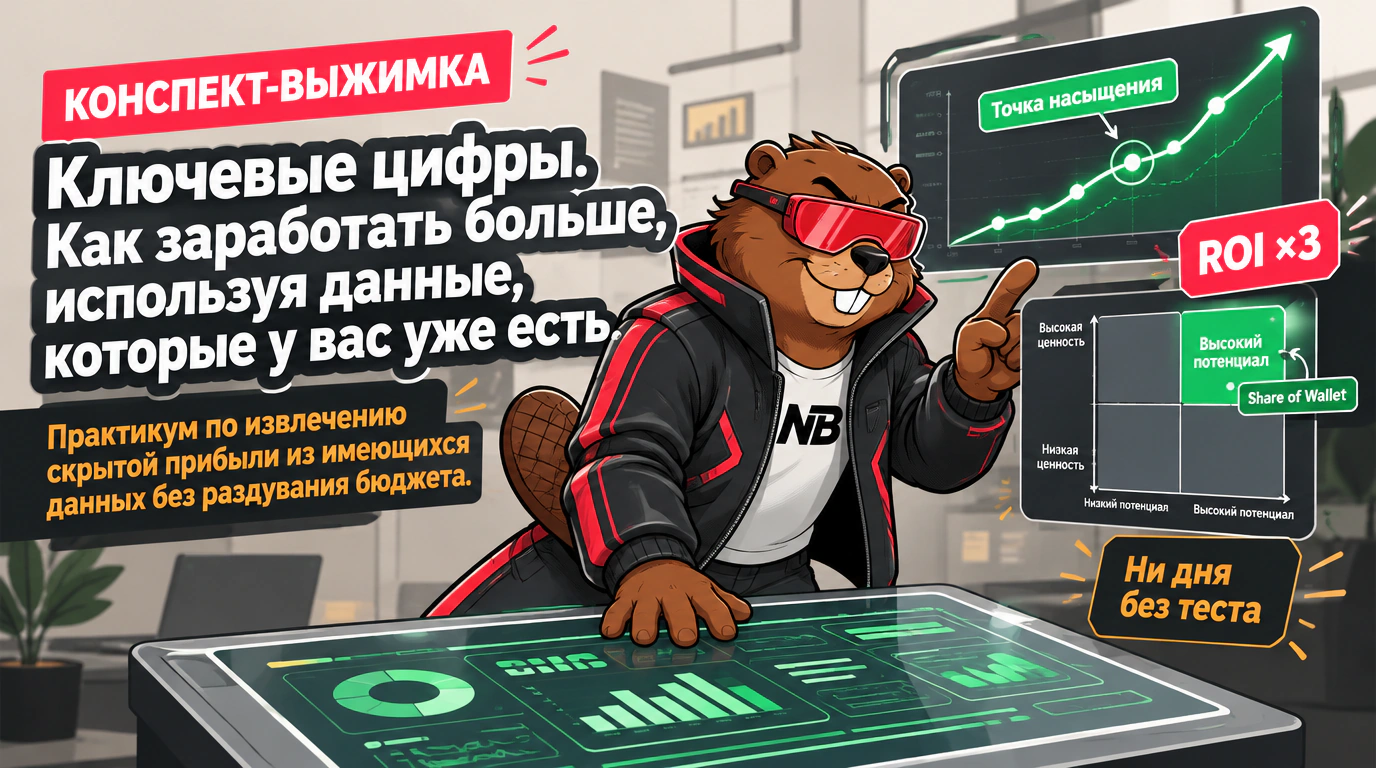 Обложка курса «Ключевые цифры. Как заработать больше, используя данные, которые у вас уже есть»