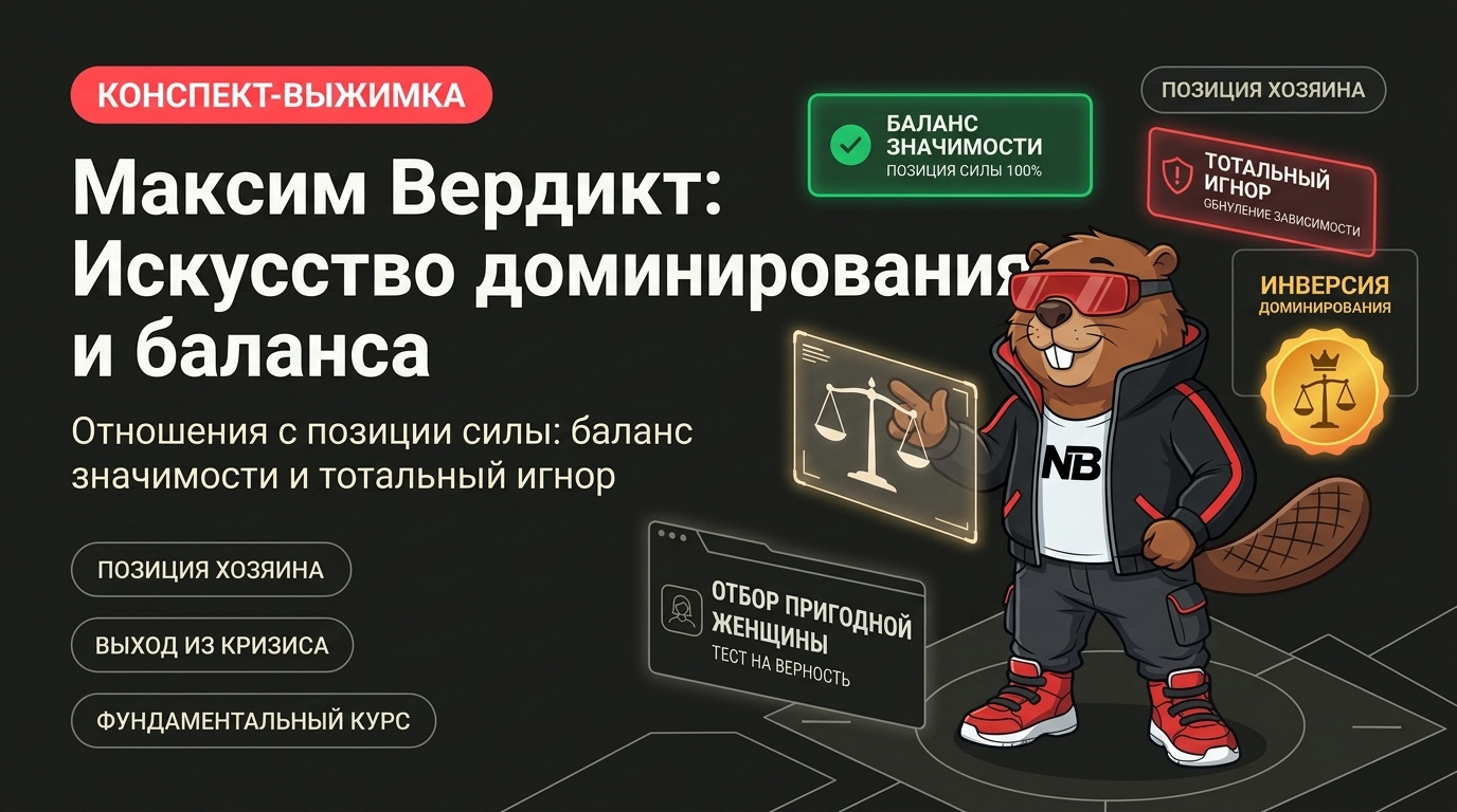 Максим Вердикт: Искусство доминирования и баланса