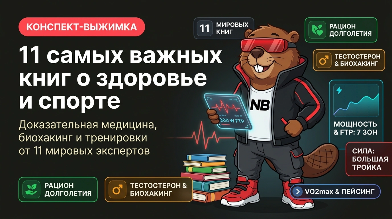 11 самых важных книг о здоровье и спорте