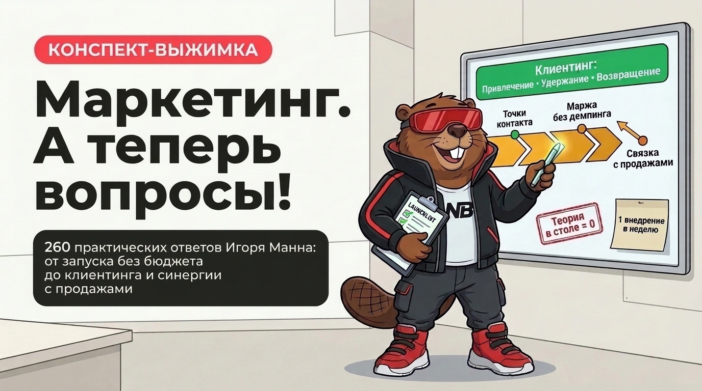 Обложка курса «Маркетинг. А теперь вопросы!»