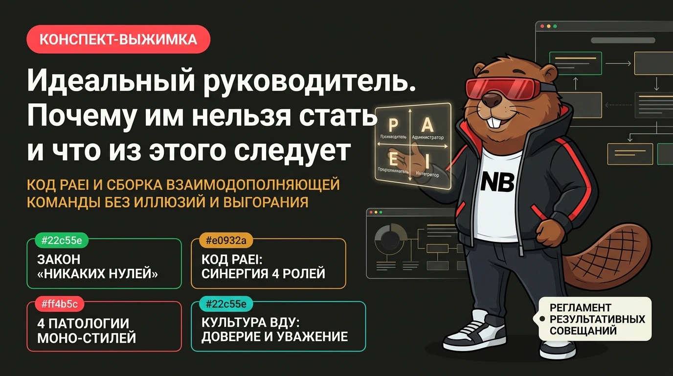 Идеальный руководитель. Почему им нельзя стать и что из этого следует