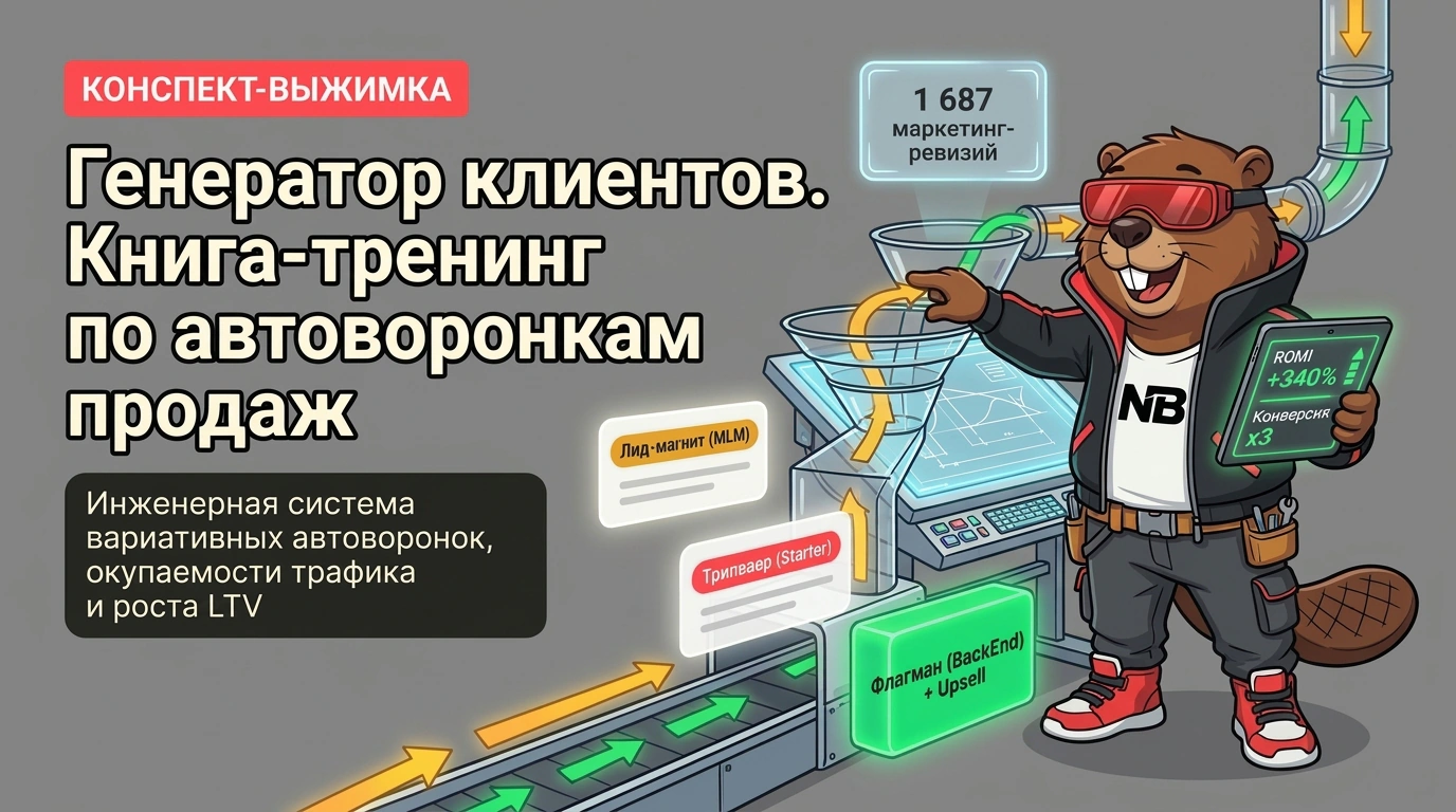 Генератор клиентов. Книга-тренинг по автоворонкам продаж