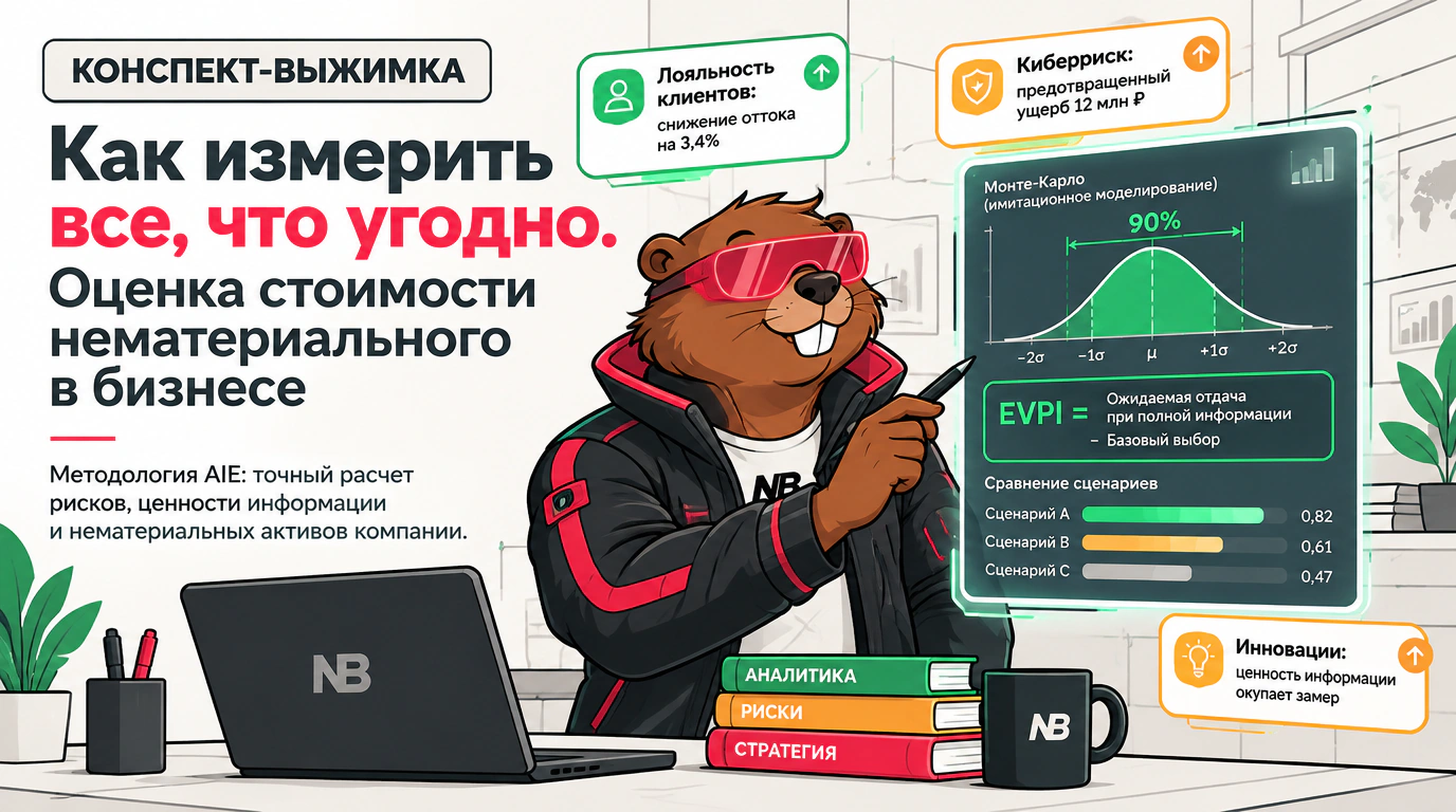 Обложка курса «Как измерить все, что угодно. Оценка стоимости нематериального в бизнесе»