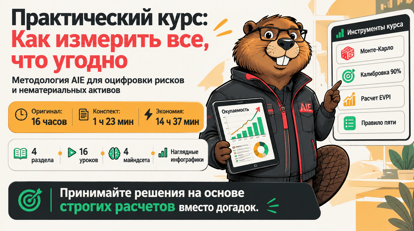Изображение 2 к курсу «Как измерить все, что угодно. Оценка стоимости нематериального в бизнесе»