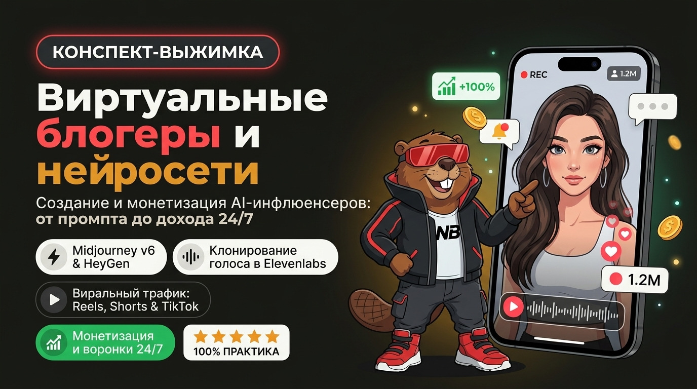Виртуальные блогеры и нейросети