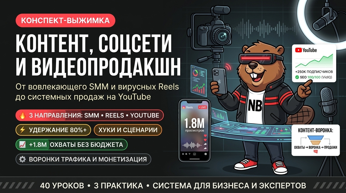 Контент, соцсети и видеопродакшн