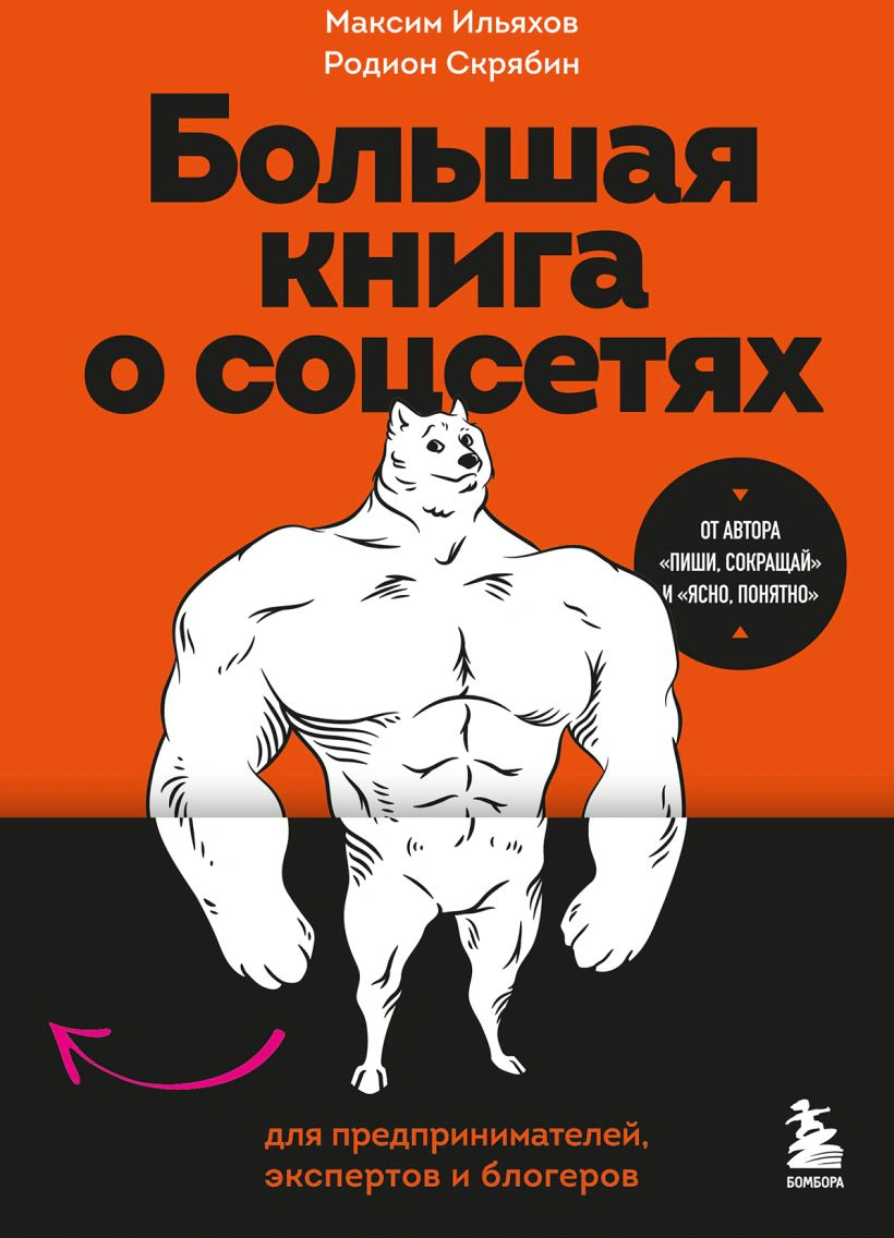 Оригинальная обложка «Большая книга о соцсетях»