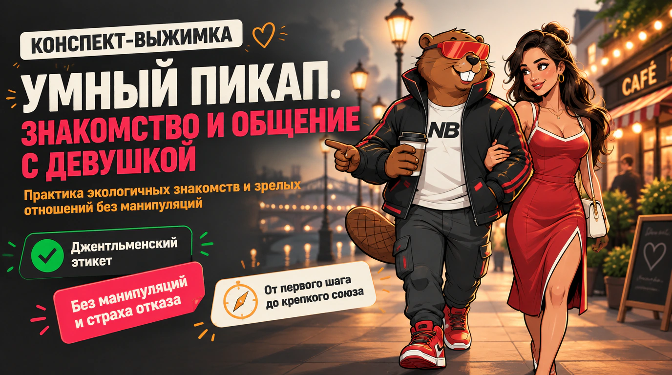 Обложка курса «Умный пикап. Знакомство и общение с девушкой»