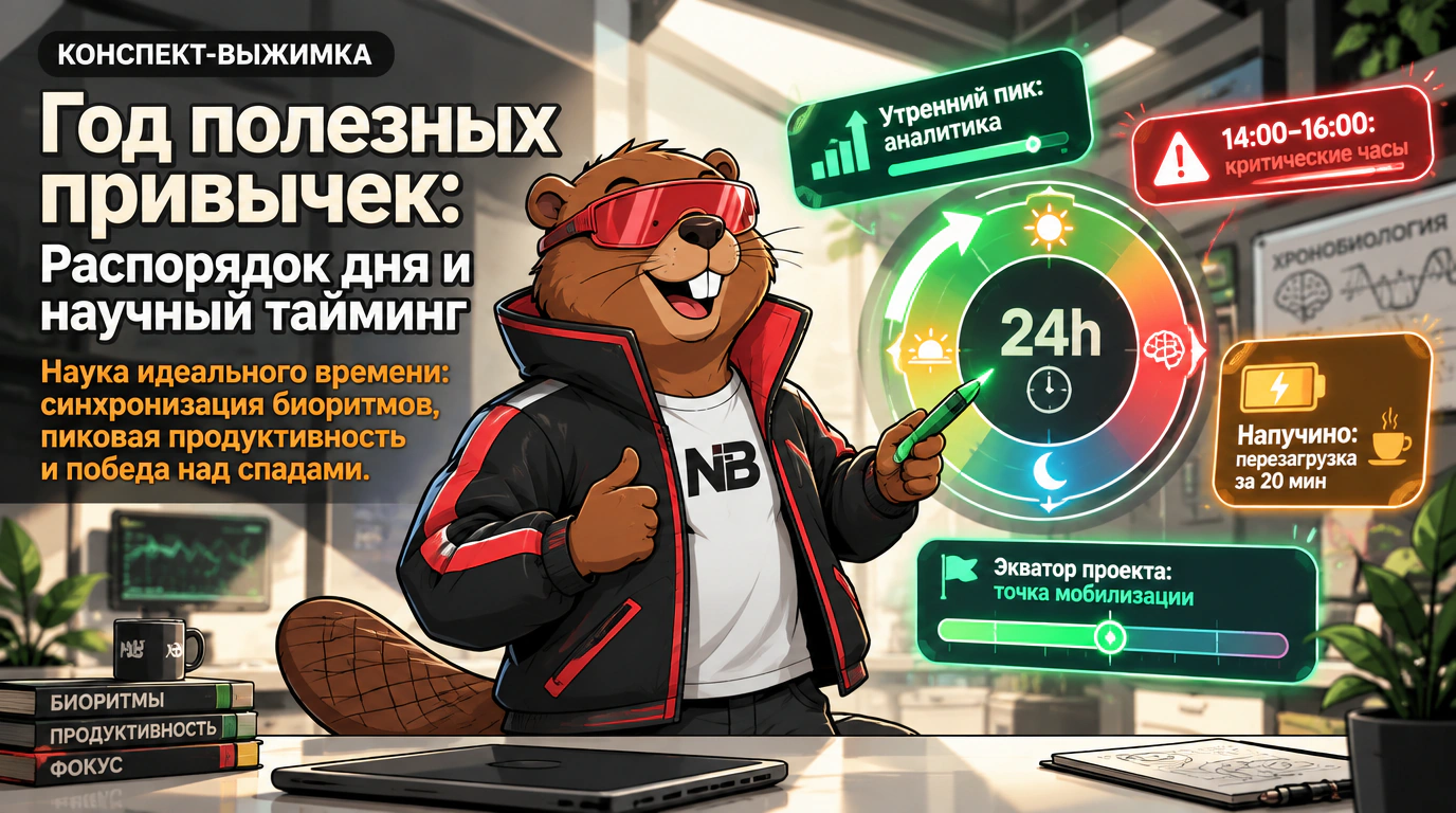 Год полезных привычек: Распорядок дня и научный тайминг
