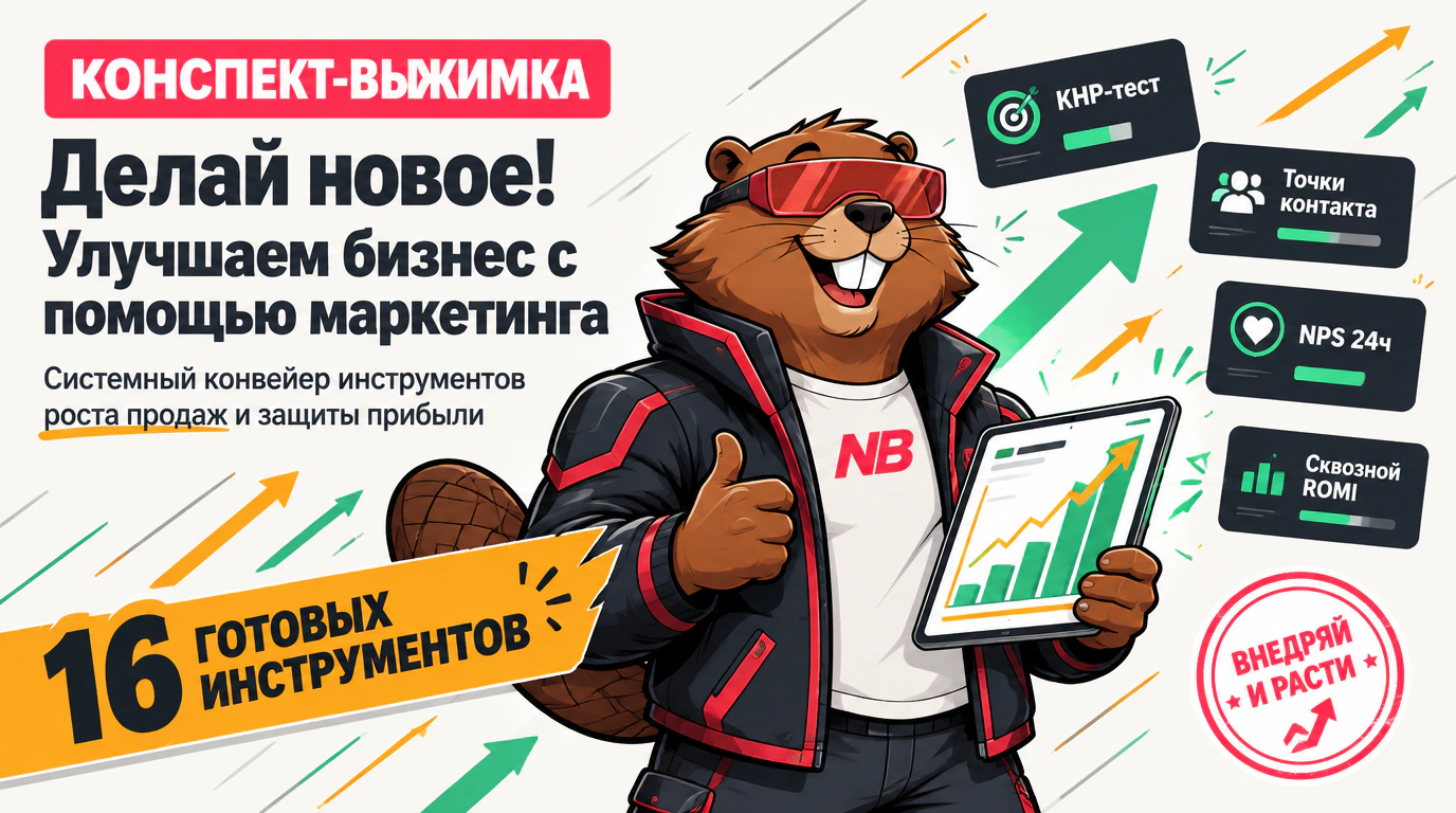 Обложка курса «Делай новое! Улучшаем бизнес с помощью маркетинга»