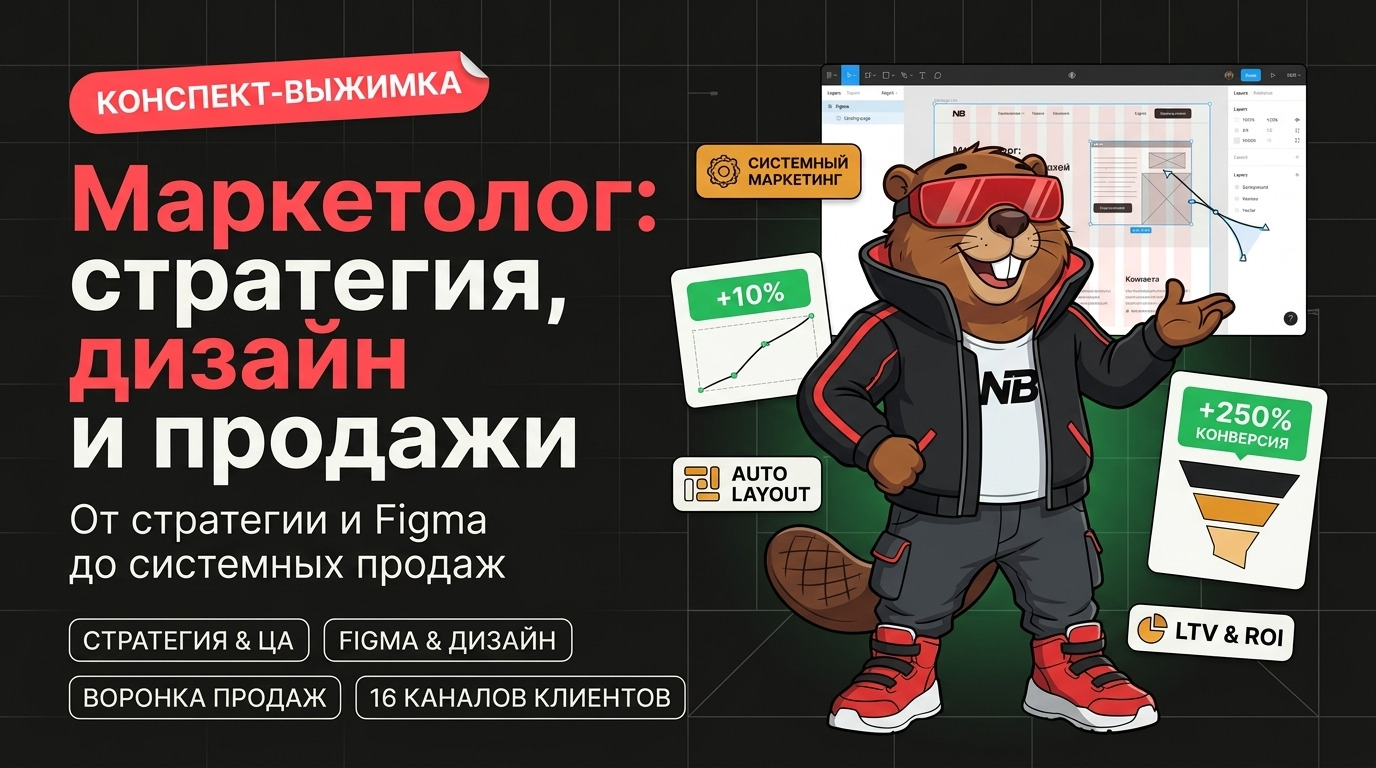 Маркетолог: стратегия, дизайн и продажи