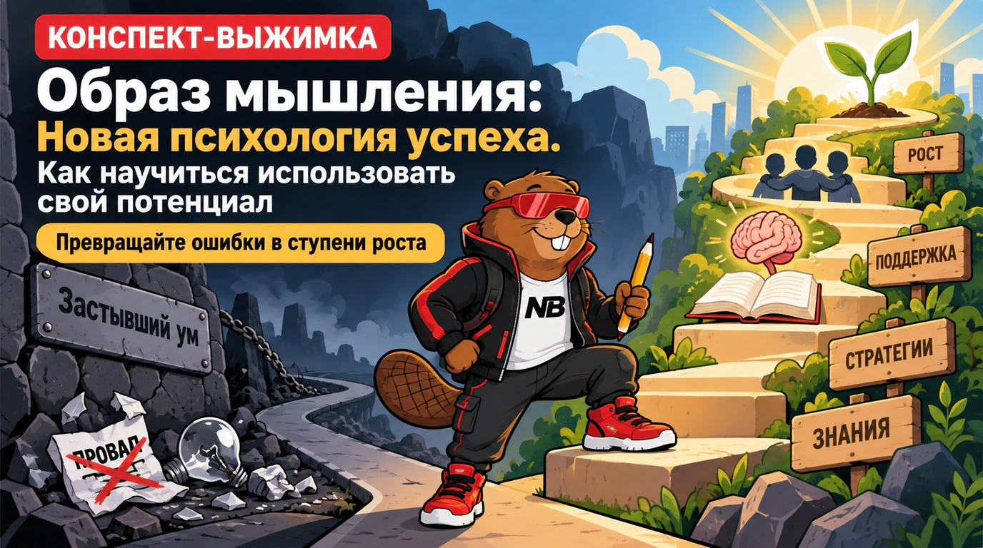Обложка курса «Образ мышления: Новая психология успеха. Как научиться использовать свой потенциал»