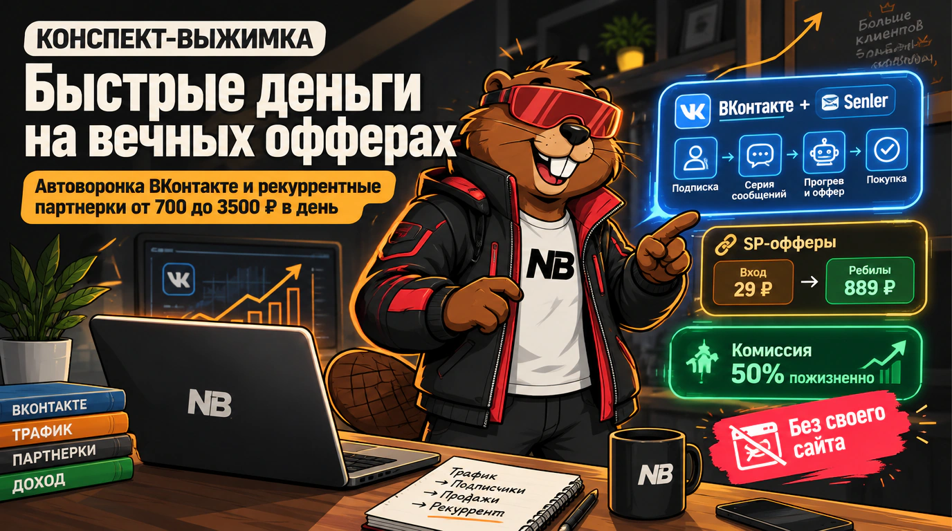 Быстрые деньги на вечных офферах