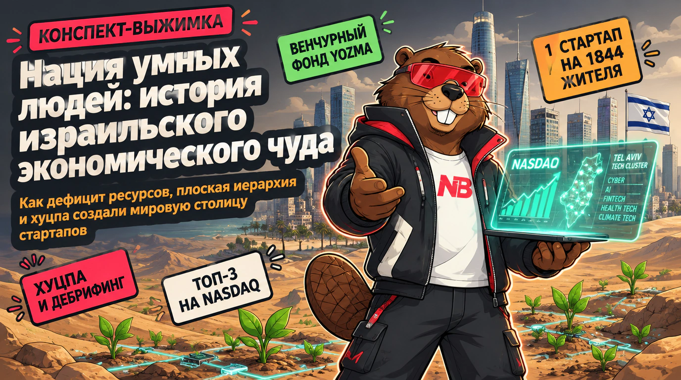 Обложка курса «Нация умных людей: история израильского экономического чуда»