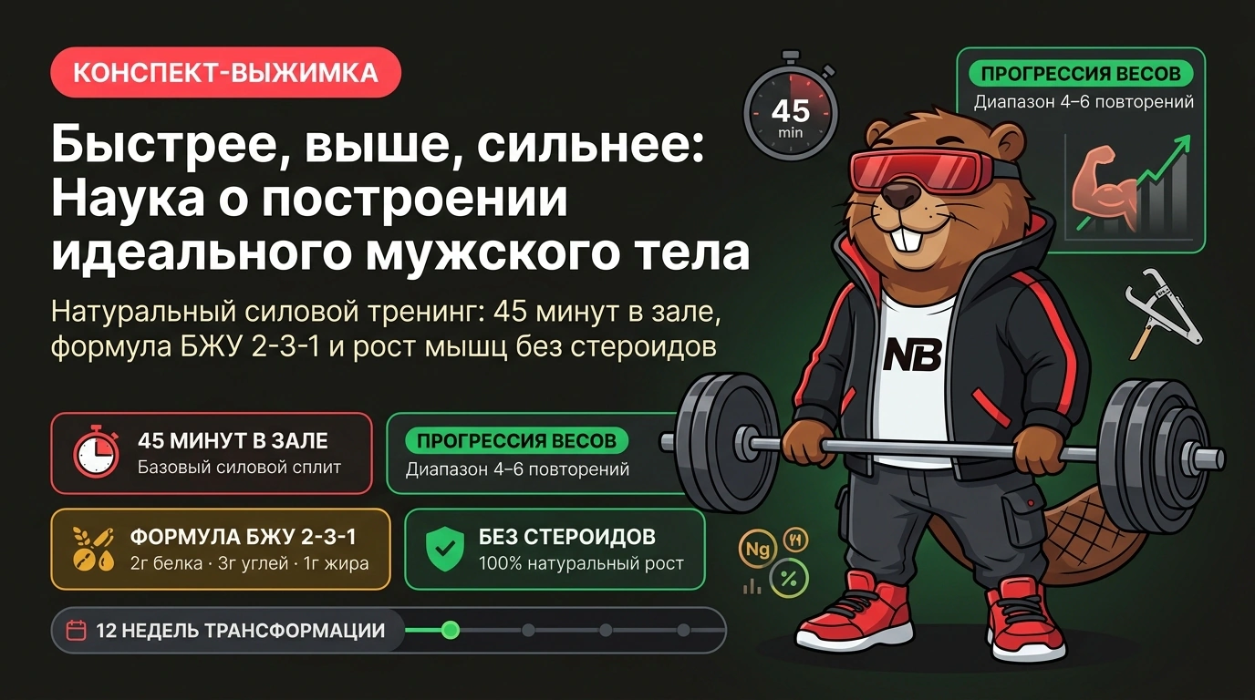 Быстрее, выше, сильнее: Наука о построении идеального мужского тела
