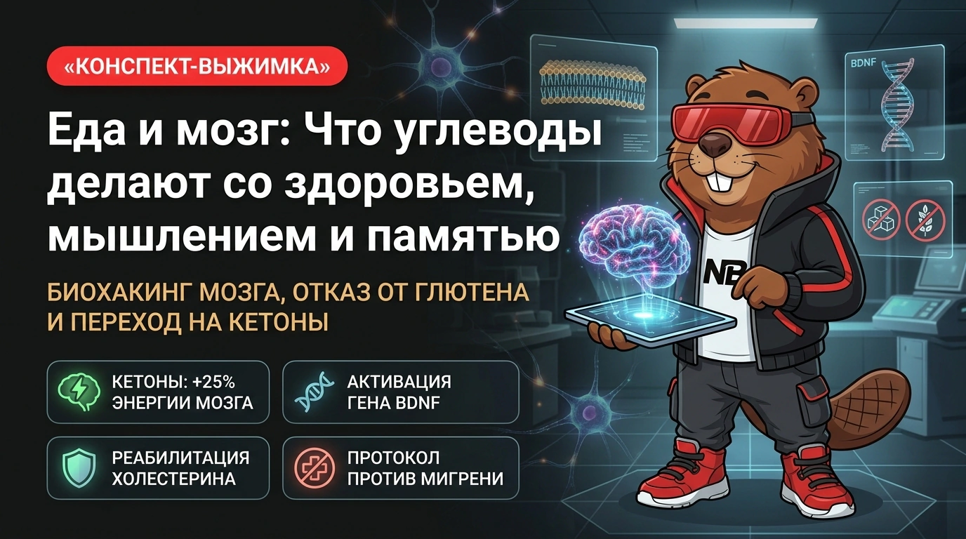 Еда и мозг: Что углеводы делают со здоровьем, мышлением и памятью