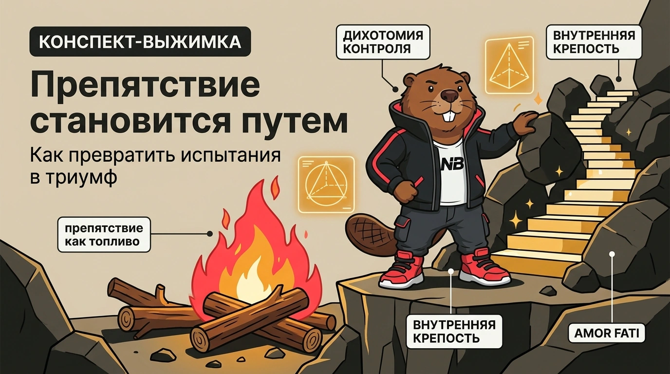 Обложка курса «Препятствие становится путем: Как превратить испытания в триумф»