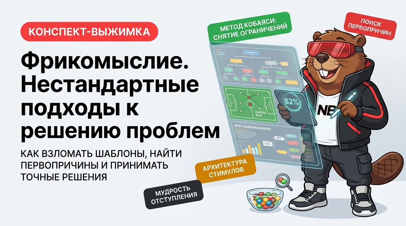 Обложка курса «Фрикомыслие. Нестандартные подходы к решению проблем»