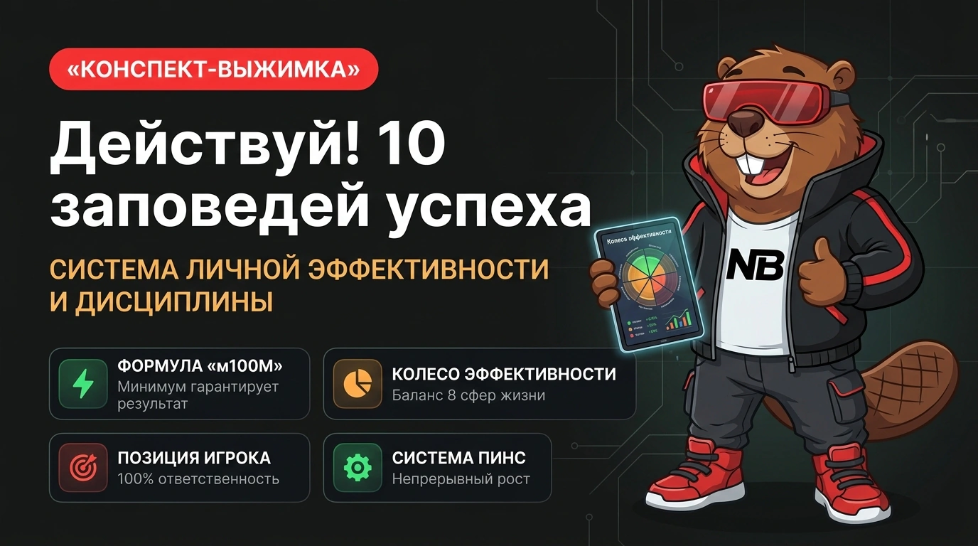 Обложка курса «Действуй! 10 заповедей успеха»