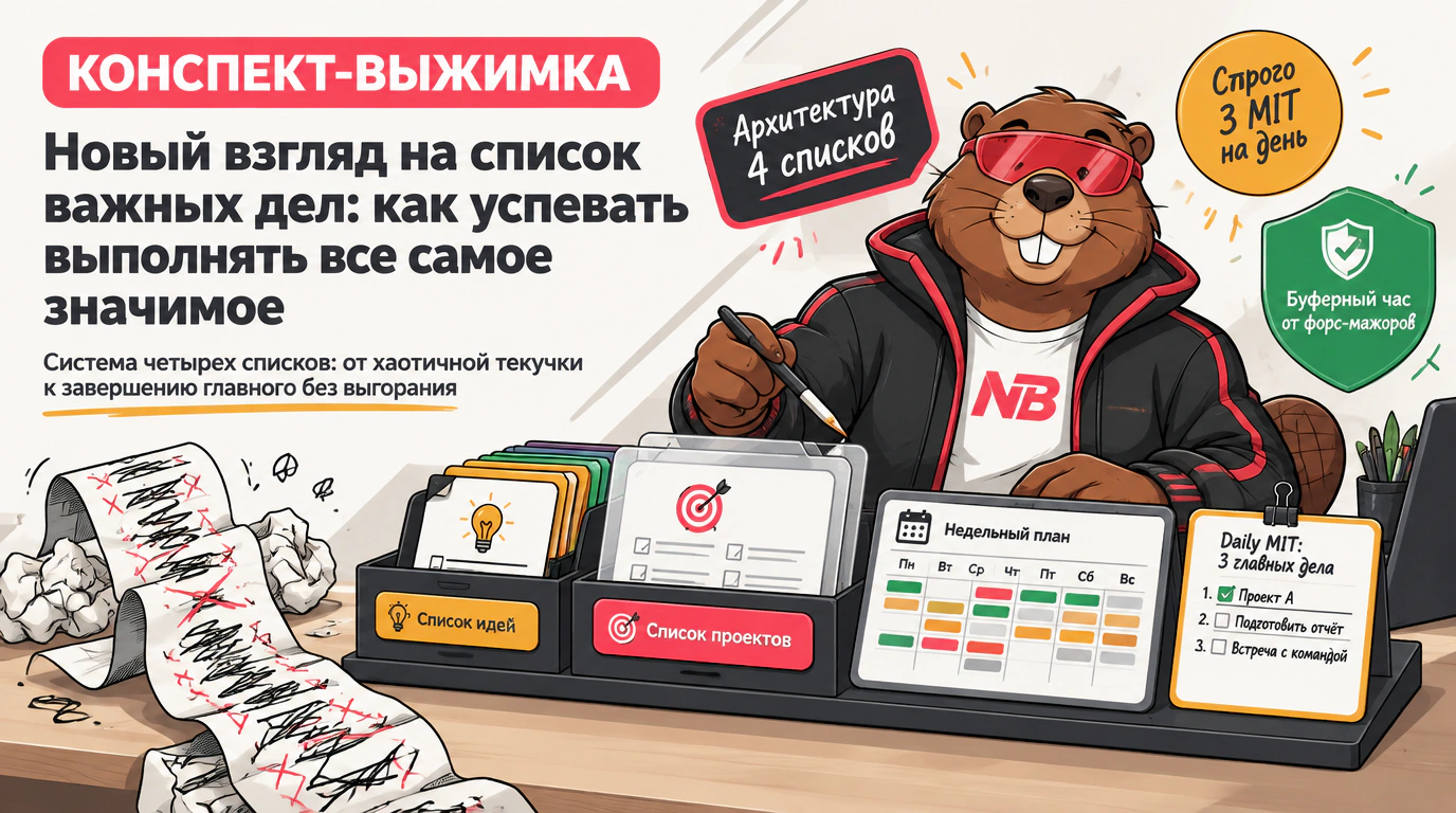 Новый взгляд на список важных дел: как успевать выполнять все самое значимое