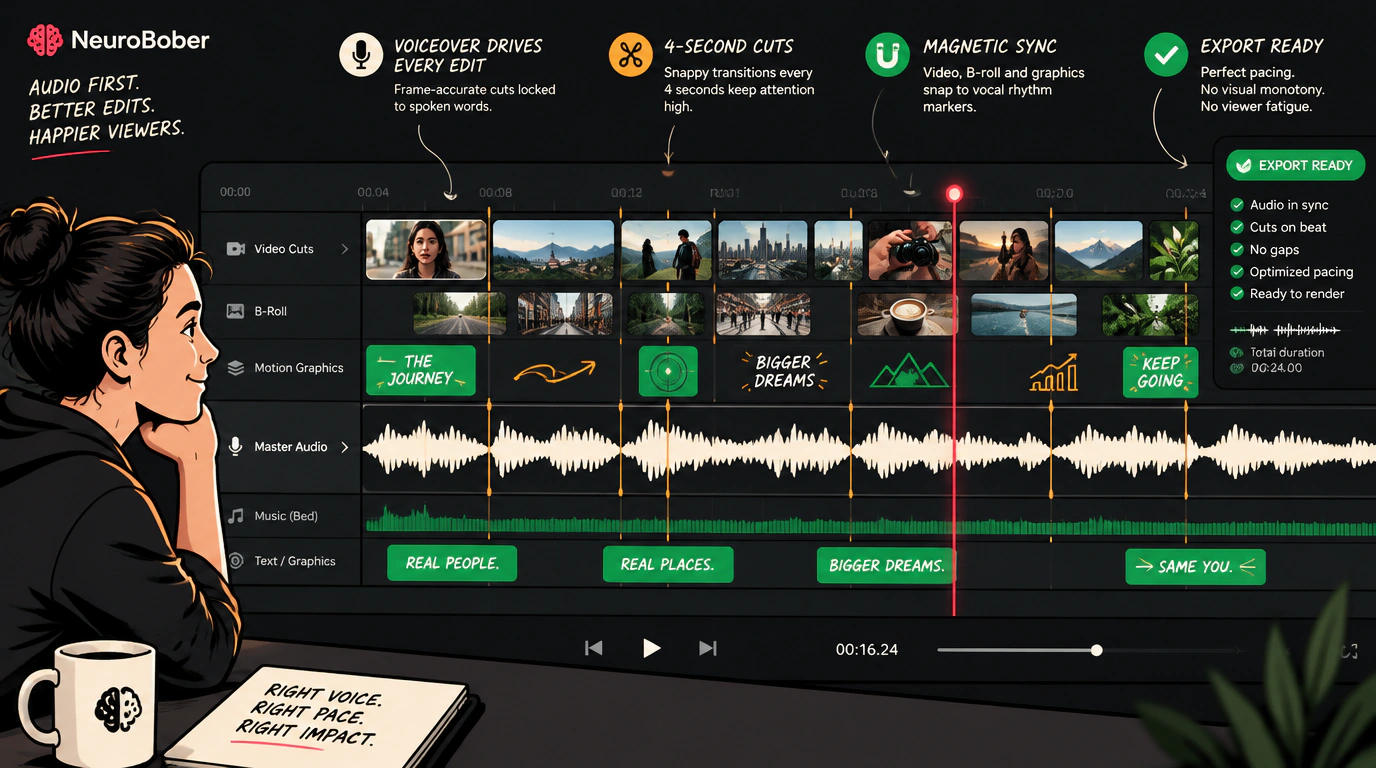 Аудиоцентричный монтаж видеоряда в CapCut и DaVinci Resolve
