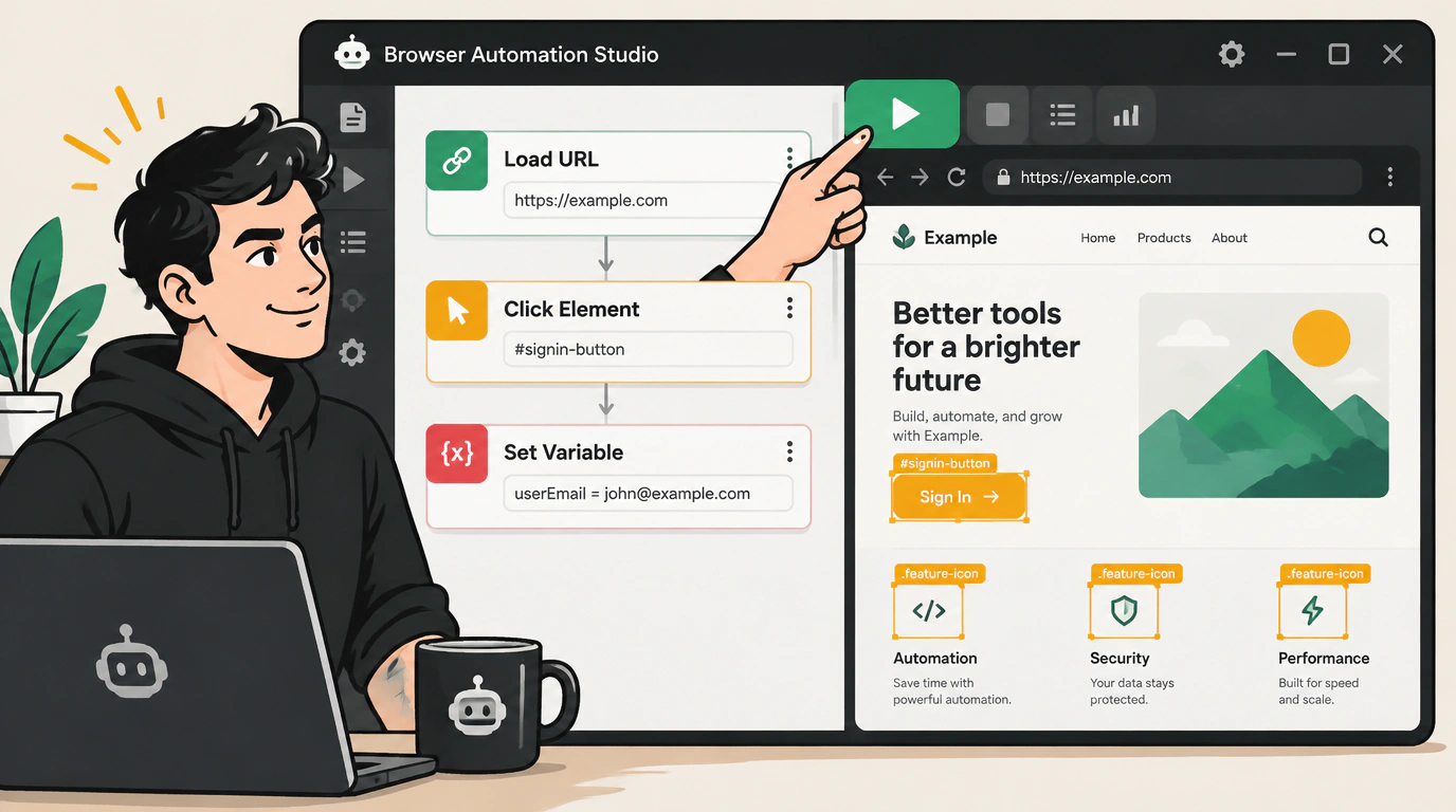 Знакомство с Browser Automation Studio: логика и интерфейс