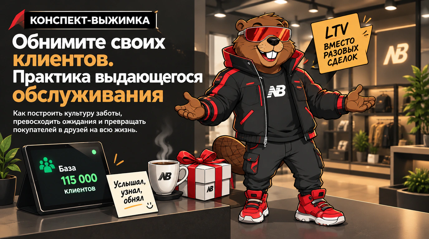 Обнимите своих клиентов. Практика выдающегося обслуживания