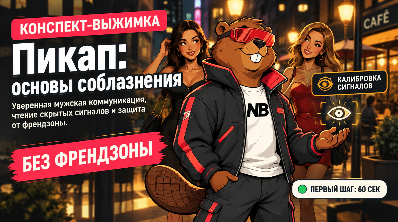 Обложка курса «Пикап: основы соблазнения»
