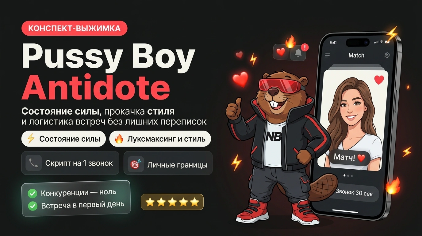 Обложка курса «Pussy Boy Antidote»