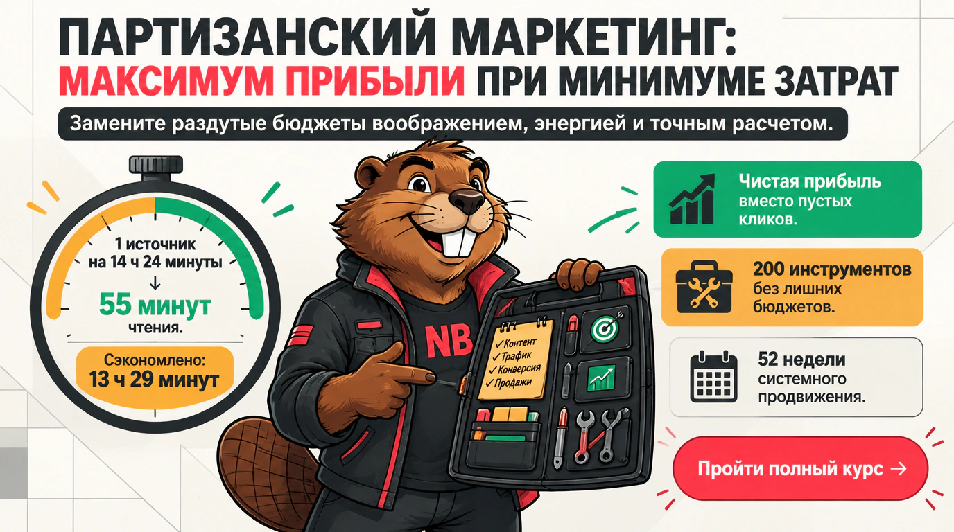 Изображение 2 к курсу «Партизанский маркетинг: простые способы получения больших прибылей при малых затратах»